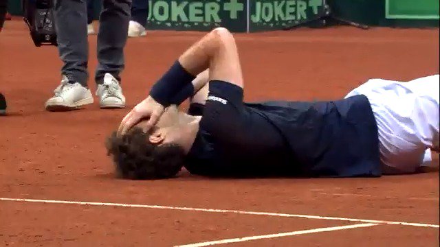 There's chat on here about the possibility that Andy Murray may never again play in the Davis Cup and while I hate thinking about that, if it does turn out to be the case, there will always be this moment when he stopped time with a tennis shot...