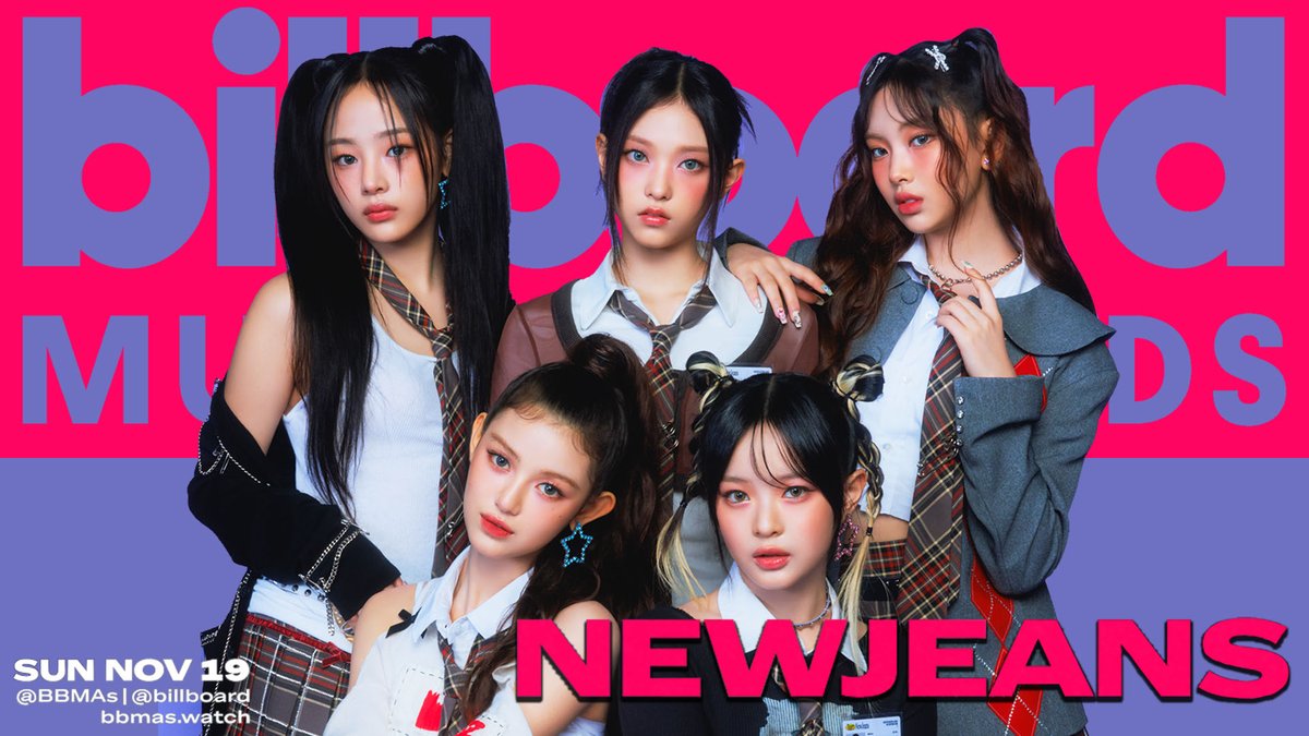 BUNNIES 🐰 It's almost time for NewJeans's U.S. awards show debut. 🎤 Don't miss it at the 2023 #BBMAs TOMORROW starting at 5pm PST!
