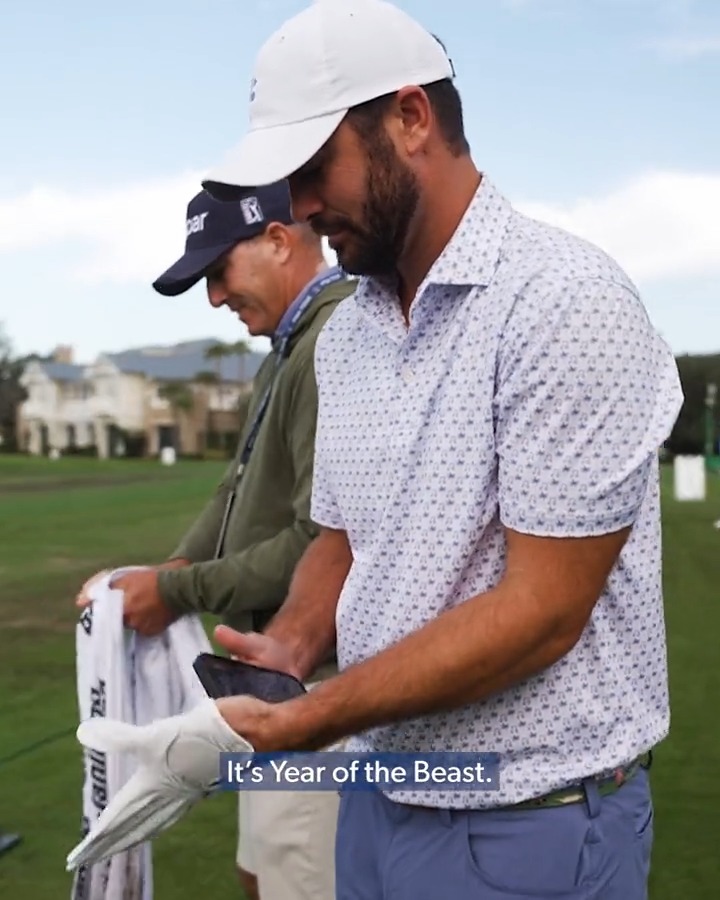 Behind the scenes with @BryanBrosGolf 😆 @WesleyBryanGolf and Matt Atkins caught up with George before their rounds The RSM Classic.