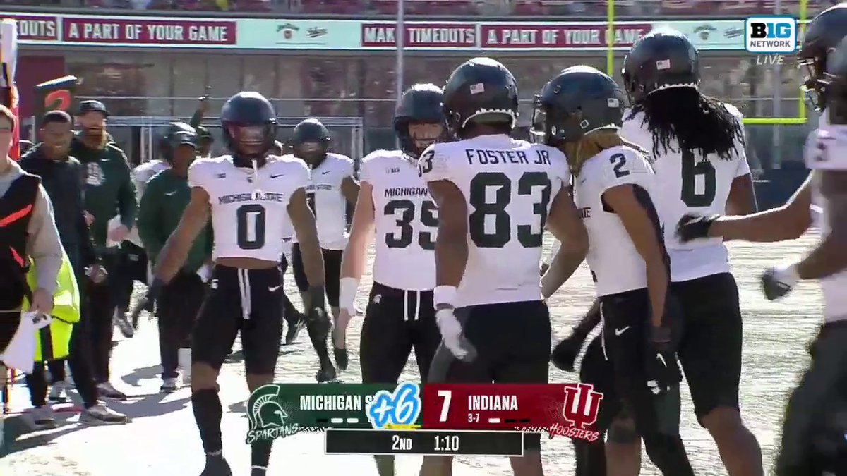 OOOHHH MY, FILTHY!!! 😱 WHAT A TD FROM Michigan State Football'S FOSTER! 🔥