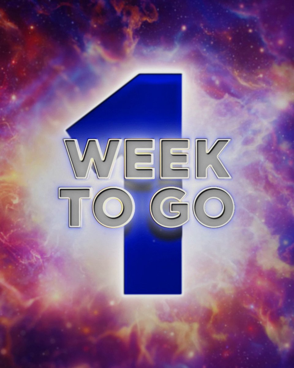 1 week to go... ❤️❤️➕🔷 #DoctorWho returns 25th November with THE STAR BEAST, coming to BBC One and BBC iPlayer in the UK and Disney+ in the rest of the world.