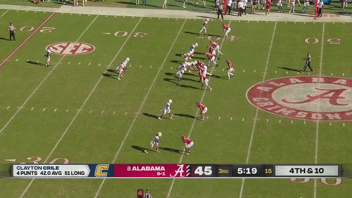 85 YARD TO THE 🏠👀 @caleb_downs2 📺 ESPN+