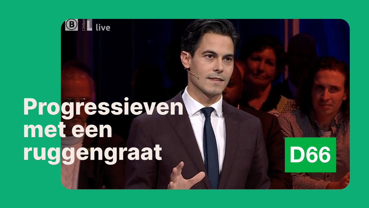 “De kiezer heeft de keuze om een extreemrechts kabinet te stoppen. Door te kiezen voor politiek vanuit het midden en progressieven met een ruggengraat.” Onze lijsttrekker Rob Jetten bij het #debatvanhetzuiden 👇