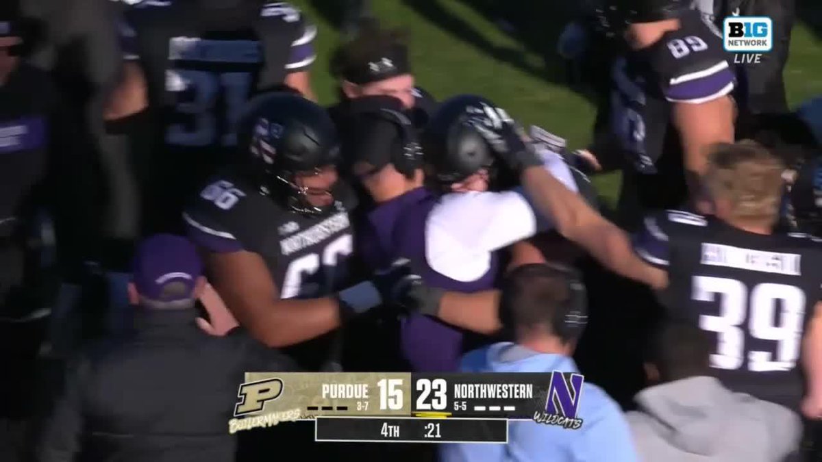 Northwestern went 1-11 last year, fired their head coach about a month before fall camp, and is now bowl eligible. Simply phenomenal work by David Braun this year.