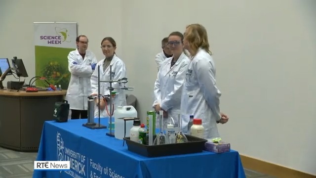 The University of Limerick has been reaching out to schools throughout Science Week in a drive to encourage more students to consider careers in the various sciences | Read more: