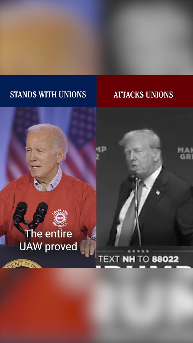 I’m proud to be the most pro-union president in American history.