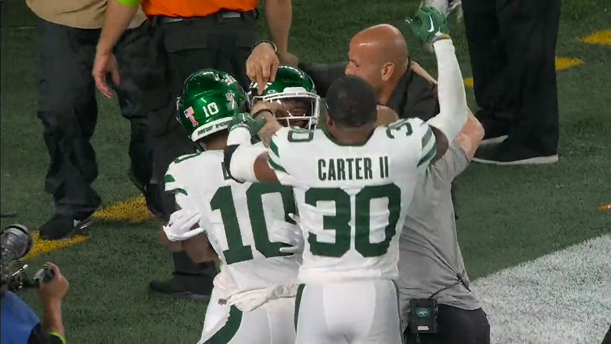 .Xavier Gipson ended Week 1 with fireworks. 🎆 What will happen in the rematch in Week 11? 📺: #NYJvsBUF — Sunday 4:25pm ET on CBS 📱: Stream on #NFLPlus