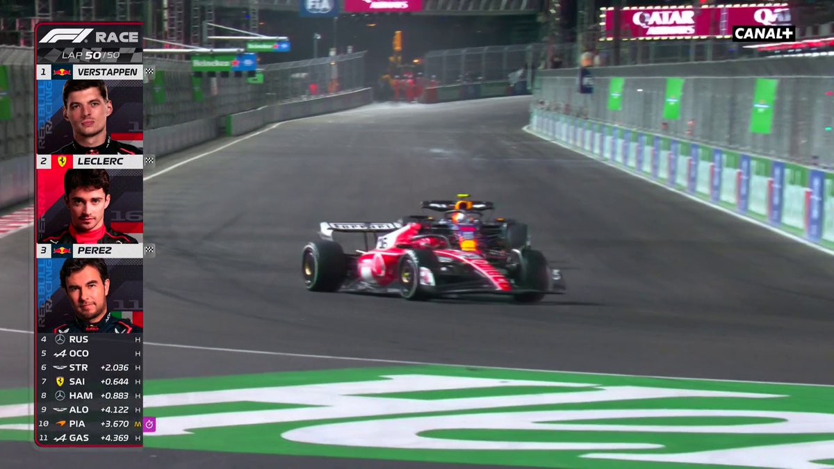 LA BATAILLE POUR LA DEUXIÈME PLACE !! IL Y VA CHARLES LECLERC 🤩💥 #LasVegasGP #F1