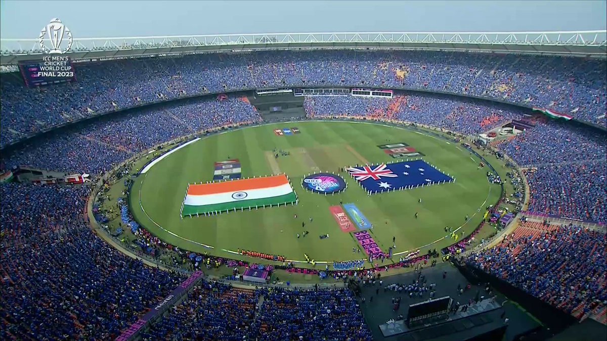 This is madness at Narendra Modi Stadium. 🇮🇳 - Video of the day. 🫡
