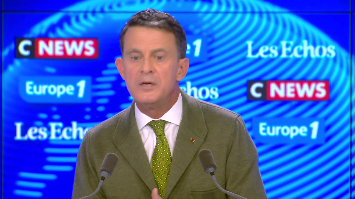 "Je pense que le cessez-le-feu, quand on comprend ce concept, c'est donner la main au Hamas" estime Manuel Valls dans le #GrandRDV sur #Europe1
