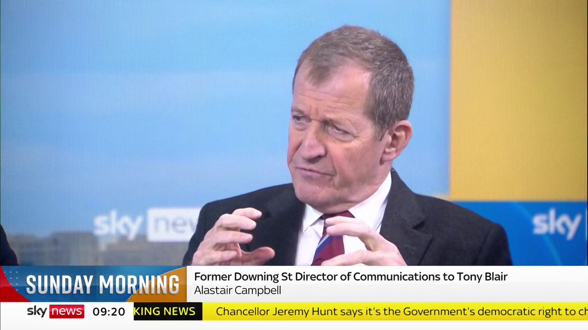 . ALASTAIR CAMPBELL accuses Green Party of "nastiness" for publishing a list of MPs who did not vote for a ceasefire and says it is 'intimidating' behaviour and draws comparisons with the killings of Jo Cox and David Amess #TrevorPhillips 📺 Sky 501