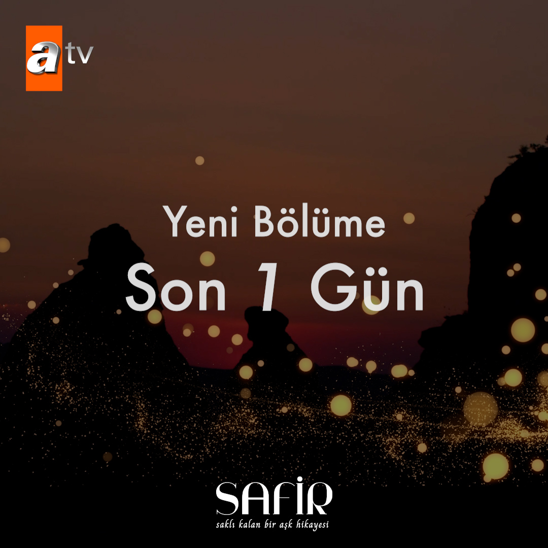 “Biz yeniden mutlu olacağız…” #Safir ‘Saklı Kalan Bir Aşk Hikayesi’ yeni bölümüyle yarın akşam 20.00’de #atv’de. 💠 atv