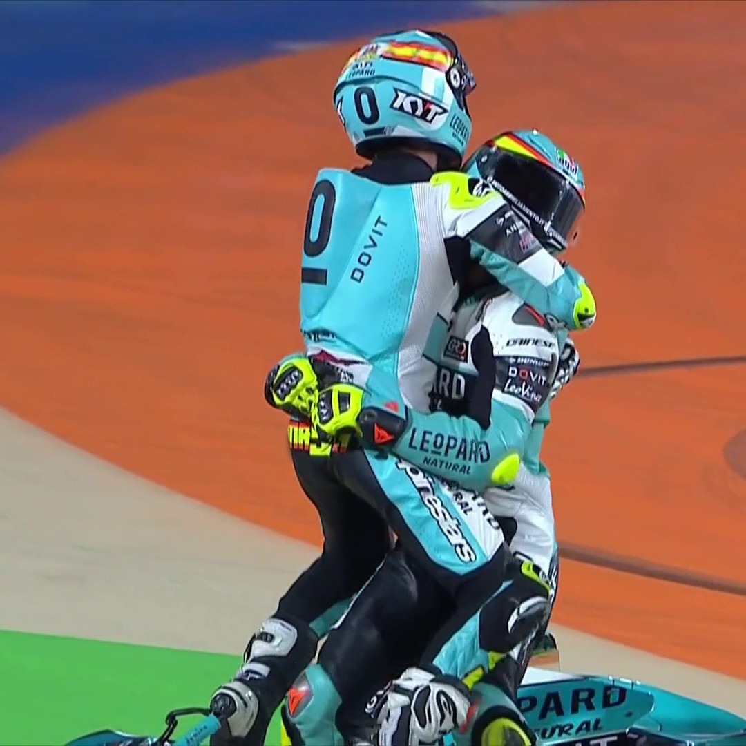 Jaume Masia in your Moto3 World Champion! #MAS1A | #QatarGP