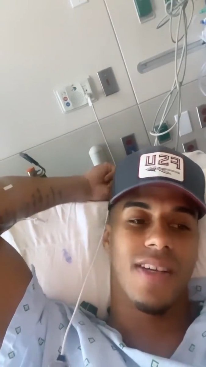 Florida State QB Jordan Travis provided an injury update on his Instagram page today. "I'm feeling good, got a smile on my face."