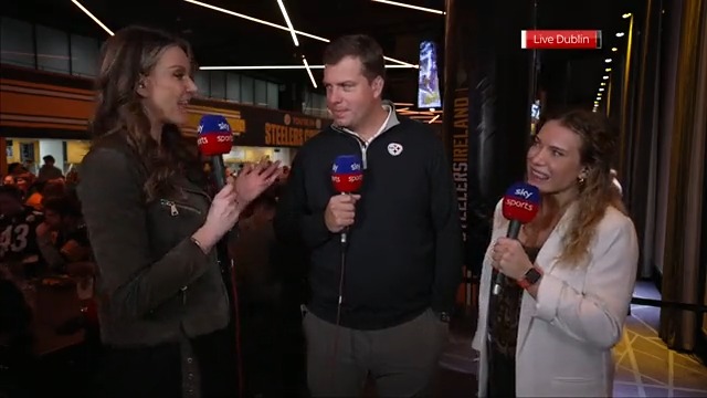 🗣️ "Dublin is the party of the season so far!" Hannah Wilkes and Phoebe Schecter chat with Dan Rooney about the Pittsburgh Steelers' long-term relationship with Ireland. 📺 Watch Steelers-Browns live on Sky Sports NFL!