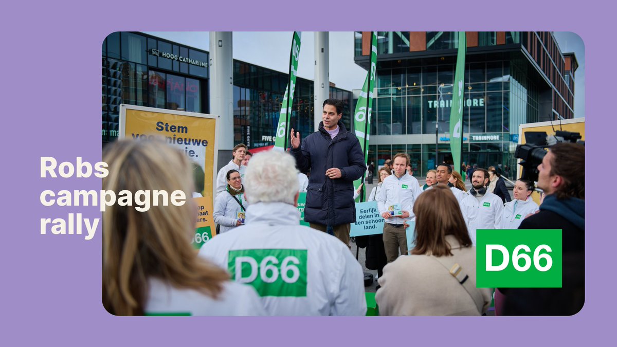 🚨Belangrijke boodschap van Rob Jetten: alleen een sterk D66 kan een rechts en extreemrechts kabinet voorkomen. Stem verstandig. Stem D66. 💚