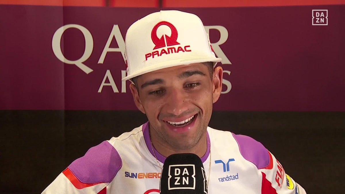 "Es una vergüenza pilotar así" Jorge Martín Almoguera explica su frustración al micro de Izaskun Ruiz #QatarGP 🇶🇦 #MotoGP 🏁