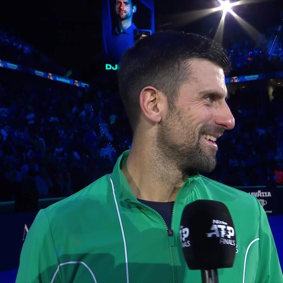 "I'm so grateful to be a father of these two wonderful angels" ❤️ Beautifully said, Novak Djokovic #NittoATPFinals