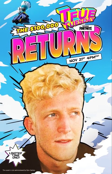 With the announcement of Fortnite's original chapter 1 map, fans everywhere have been left asking... where's Tfue? 🏆 Tfue Tuesday Vol. 3 - The RETURN of Tfue 📅 11.21.23 💵 $100,000