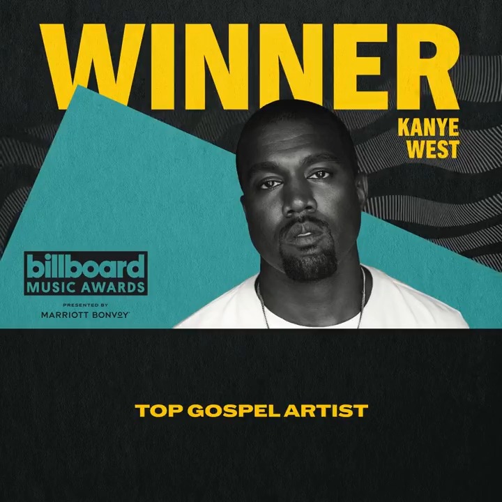 And the Top Gospel Artist is... ye! #BBMAs