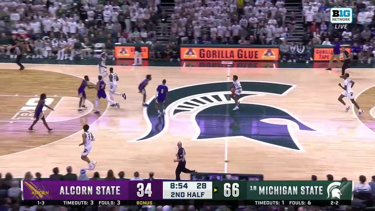 THIS COEN CARR POSTER WAS NASTY!!!!! 🔥 😱 Coencarr_23 x Michigan State Men's Basketball