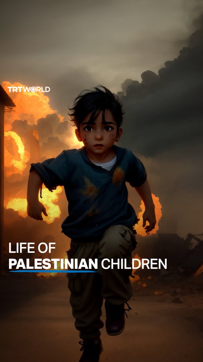 The fate of Palestinian children took the first hit when the Balfour Declaration was issued on November 2, 1917. Particularly, starting from 1948 until the present time, their situation has turned into an every-day plight with mass killings, expulsions, loss of parents and houses, and even detentions. This animation illustrates a glimpse of their suffering. #GazaChildGenocide #WorldChildrensDay