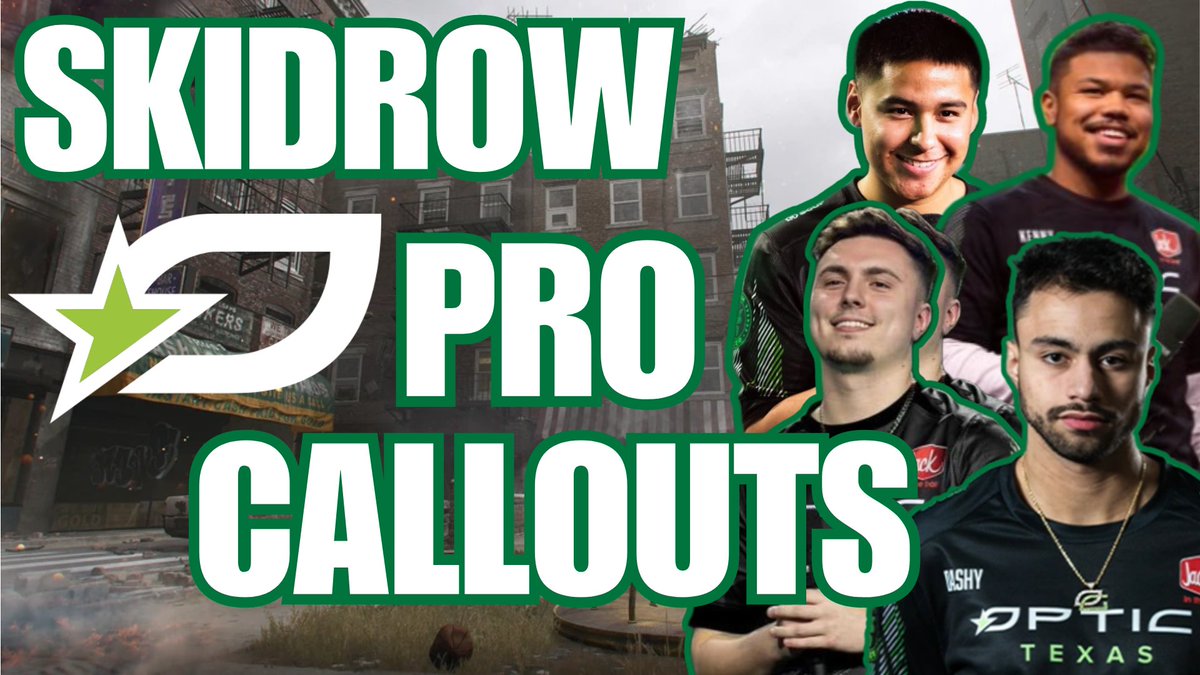 Skidrow Pro Callouts! (OpTic Texas version) Full Video: