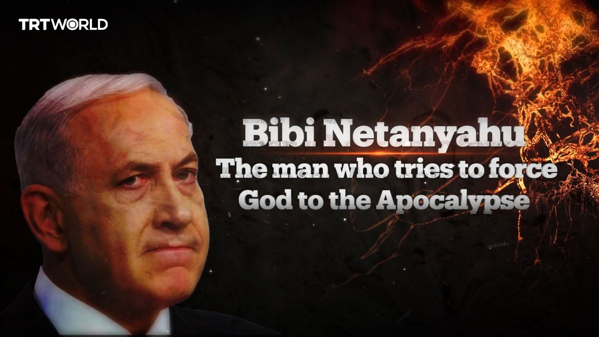 Is Israeli Prime Minister Benjamin Netanyahu trying to fulfil a biblical prophecy by waging a brutal war on Palestine's Gaza? #BabyKillerBibi
