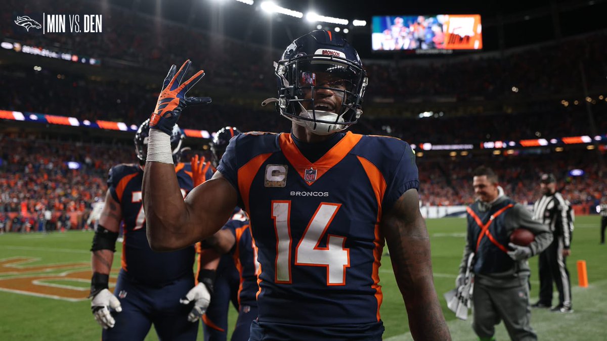 "No one flinched." 1-on-1 with Courtland Sutton after #MINvsDEN: