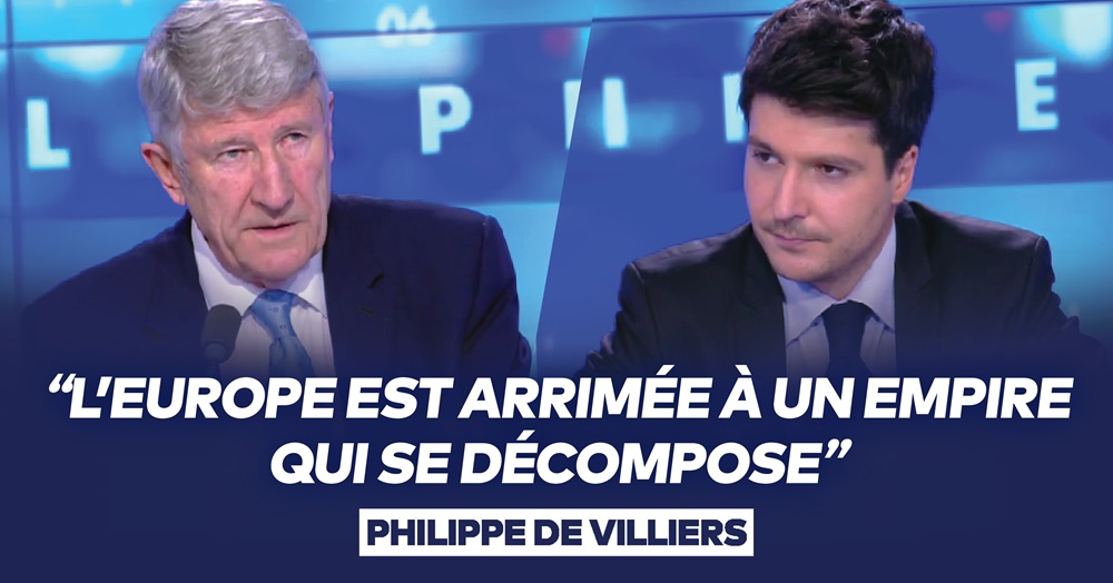 La #France est soumise aux fonctionnaires de #Bruxelles, dans une #Europe devenue elle-même une "province de l’#OTAN". Notre pays paraît, aux yeux du monde, comme la 51ème étoile des États-Unis. C’est dramatique. Il faut que la France retrouve son indépendance, c'est cela qui a fait sa grandeur ! 🔴Voir l'émission complète : #FaceAPhilippeDeVilliers #CNews