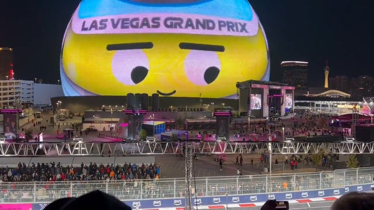 We're already missing our biggest fan from Las Vegas 😭 🎥: Michel #LasVegasGP #F1
