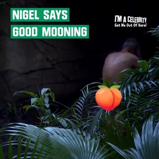 Now that’s a sight for sore eyes 👀 🌕 #ImACeleb
