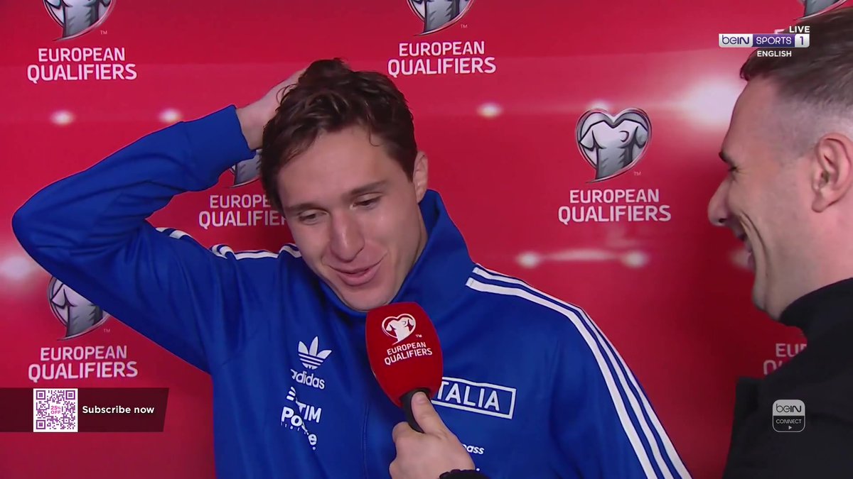Everything is possible next summer with Federico Chiesa. We are coming back to Germany! 🇮🇹 #EURO2024