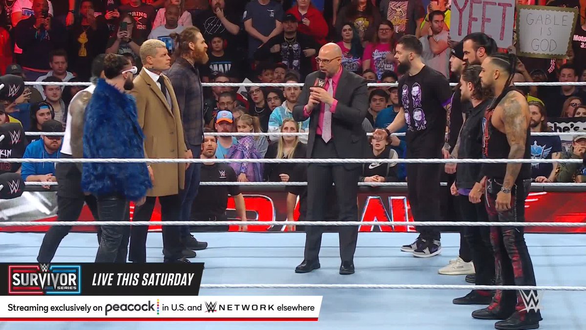 "You four need to pick a fifth team member ... and you need to do it by the end of tonight!" #WWERaw