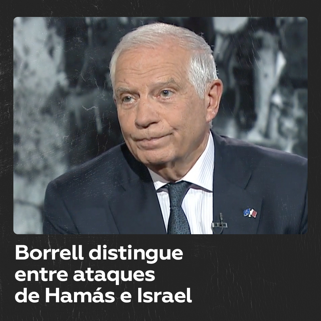El alto representante de la UE, Josep Borrell, califica el ataque de Hamás de crimen de guerra, pero evita referirse así a los ataques israelíes.