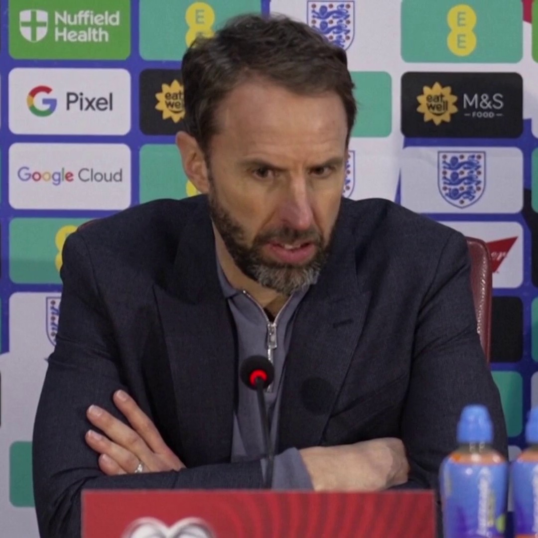 🗣️ "We played well, we totally controlled the game" Gareth Southgate reflects on England's 1-1 draw with North Macedonia 🏴