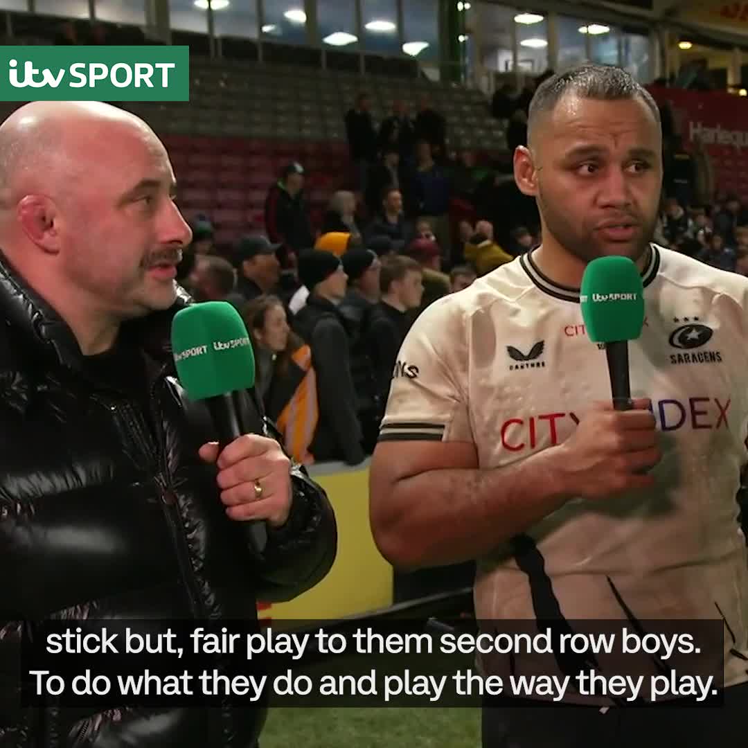 Exclusive: @bvunipola makes move into second row?! 😂 New boots and a new diet might be needed though... #Saracens | #GallagherPrem | David Flatman | Topsy Ojo