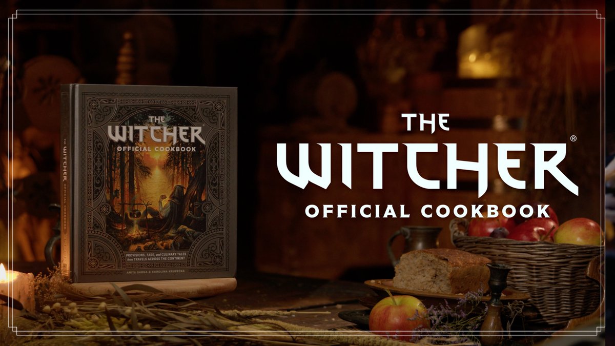 🍴 The Witcher Official Cookbook is available now! 🍴 Invite your friends and family to a feast inspired by the Continent or surprise them with genuine gingerbread for the Holidays! ✨ Buy now 👉 Nerds' Kitchen Creations Witcher Kitchen