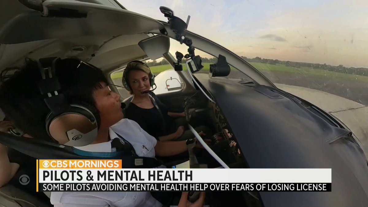 Many pilots may avoid seeking help for a mental health issue because they have to reveal it to the FAA, fearing the loss of their career and income — even if it is temporary. @hollymawilliams stepped into the cockpit to learn how difficult the job can be.