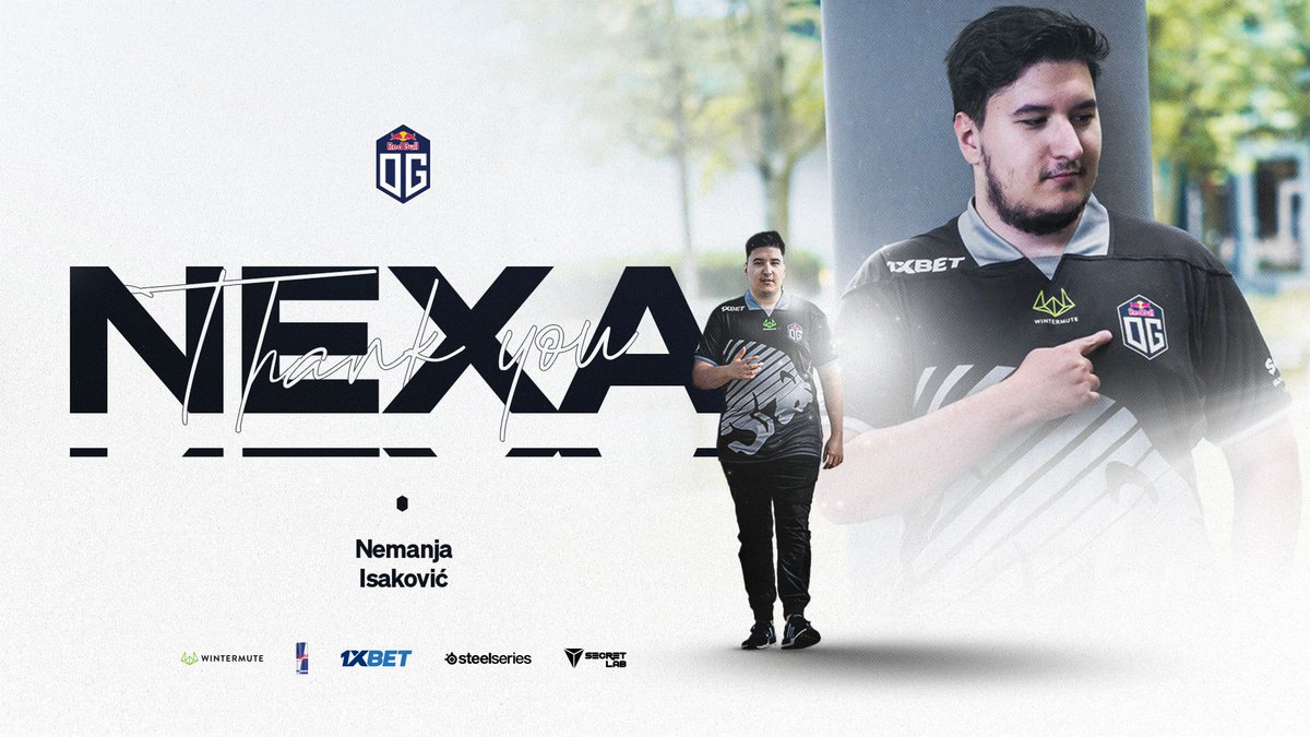 An unforgettable chapter closes today. Nexa, you'll always be the captain who led us to our first Major, in Rio de Janeiro. Thank you for these 2 years spent together. We wish you best of luck for what comes next! #DreamOG