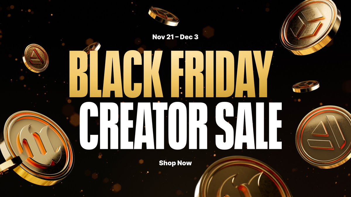 The Black Friday Creator Sale is on! Dive in to grab discounts of up to 70% on over 25,000 products 🏷️ The sale ends December 3rd, so don't miss your chance to nab the perfect assets for your project!: