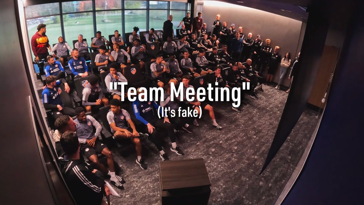 We told Pat that MLS had called an emergency meeting. He had no idea what was coming next 👀