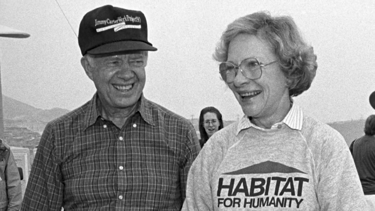 Celebrating Rosalynn Carter’s many Habitat moments. An extraordinary woman. An extraordinary partnership. #HonoringMrsCarter