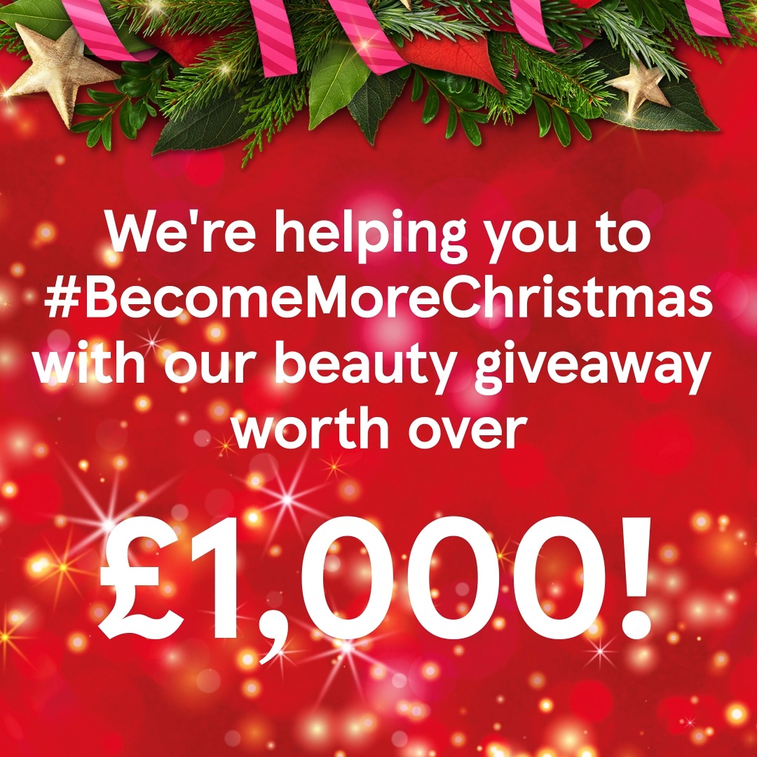 In celebration of our 3 for 2 beauty event, we’re giving you the chance to win a bundle of beauty products worth over £1,000! 💄🎁 To enter, tag a friend on this post using #BecomeMoreChristmas. Good luck!✨ Full Ts&amp;Cs at: