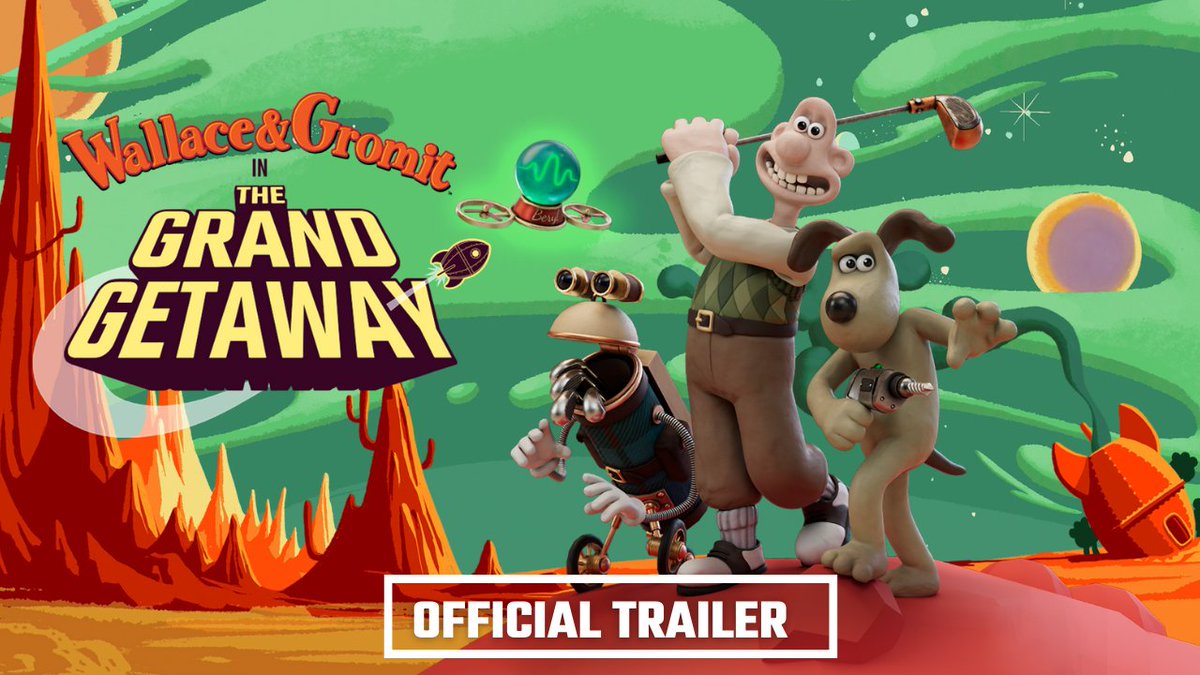 The trailer for ‘WALLACE & GROMIT: THE GRAND GETAWAY’ VR game has been released.
