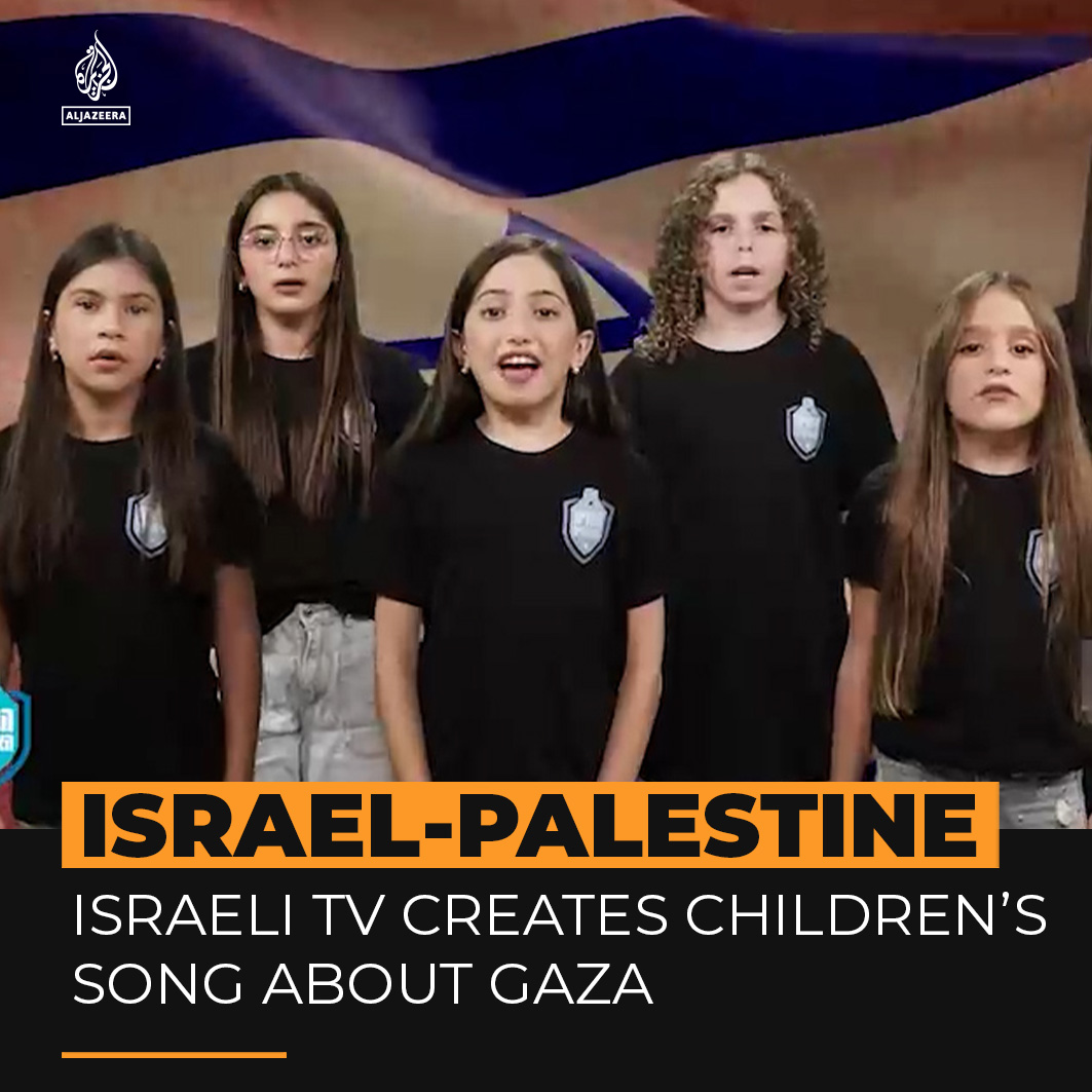 “Within a year we will eliminate them all.” A video by Israel’s public broadcaster of children singing about Gaza has caused a backlash online, including among many Israelis.