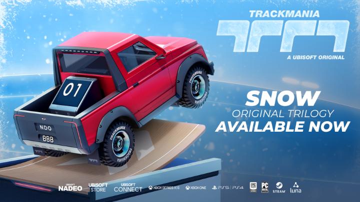 SNOW IS BACK! 🌨️ Yes, you read it right, the Snow gameplay as well as the Snow car are coming back to Trackmania ❄️ More information about this major update ➡️ Discover all the live activities below ⬇️