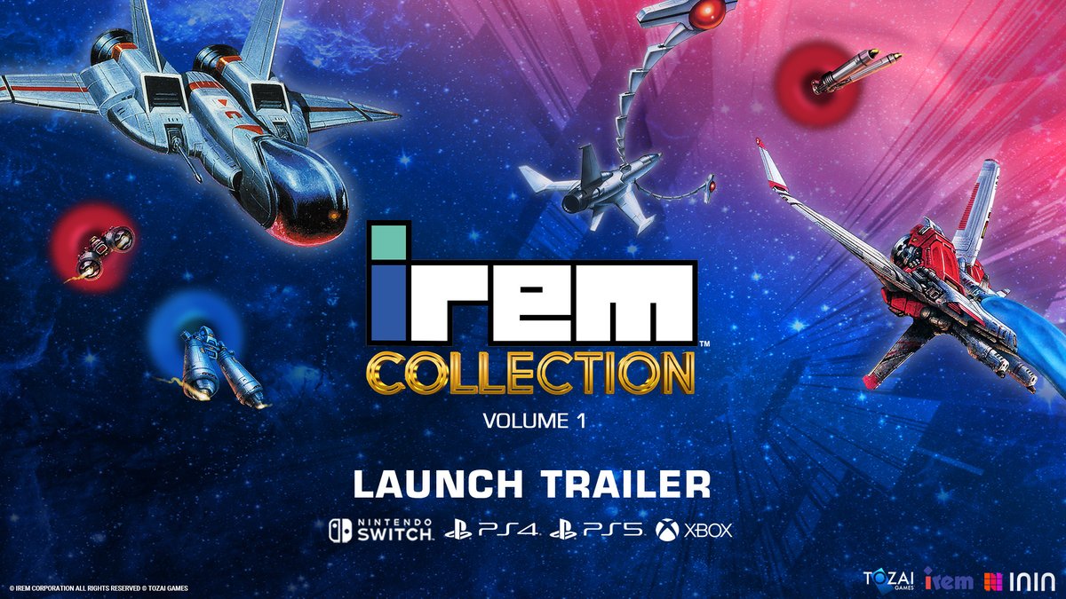 🚀 IREM Collection - Volume 1 is now available on modern platforms! 🚀 Some of the toughest shmup action around finally found its way into today's menu. Whet your appetite with some Image Fight 1 & 2 and make sure to leave some room for X Multiply - one big challenging course!