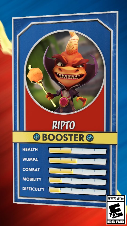 Booster ✔ Cool Customizable Skins ✔ Not a Dragon ✔ Play as Ripto in #CrashTeamRumble TODAY!