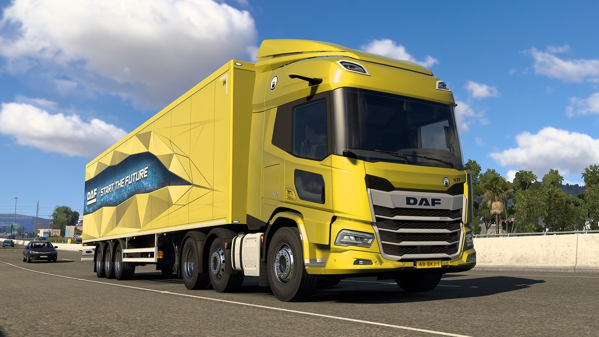 Introducing the brand new DAF XD for Euro Truck Simulator 2! 🚛 Say hello to the future of distribution with the new DAF XD, which is now available at your nearest in-game DAF Trucks N.V. dealership, with a variety of customization options! 😍 Read more 👇
